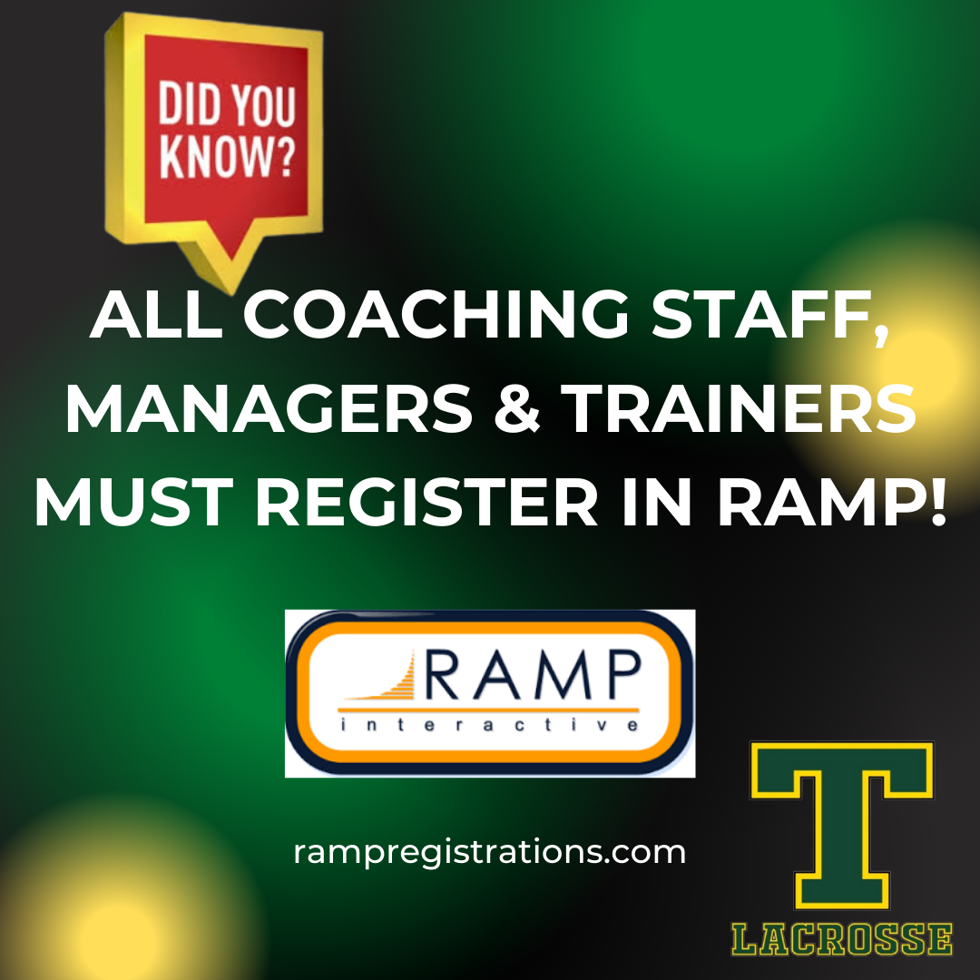 Coaches Register on RAMP
